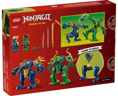 LEGO NINJAGO Битва робота дракона Джея 107 деталей (71853) &ndash; фото товару LEGO з категорії LEGO NINJAGO. Оригінал, доставка по Україні
