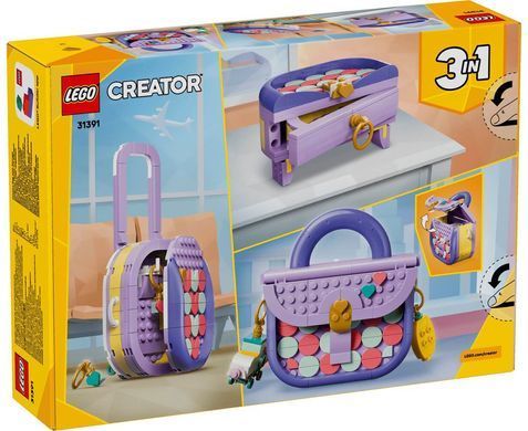 LEGO&reg; Creator 31391 Art Fashion Bag with Storage