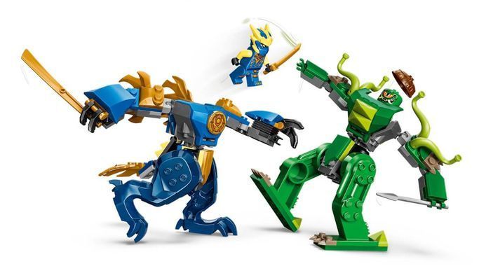 LEGO NINJAGO Битва робота дракона Джея 107 деталей (71853) &ndash; фото товару LEGO з категорії LEGO NINJAGO. Оригінал, доставка по Україні
