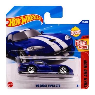 Базовая машинка Hot Wheels '96 Dodge Viper GTS Then and Now 1:64 HYW50 Blue &ndash; фото товара Hot Wheels из категории Машинки Хот Вилс - Hot Wheels . Оригинал, доставка по Украине