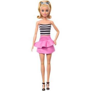 Кукла Barbie Fashionistas #213 в розовой юбке с рюшами (HRH11) &ndash; фото товара Barbie из категории  Барби Модницы ❤ Barbie Fashionistas . Оригинал, доставка по Украине