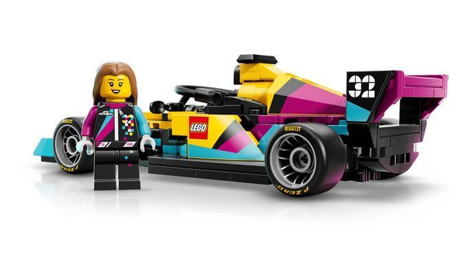 LEGO Speed Champions Гоночный автомобиль F1 ACADEMY&trade; LEGO&reg; 201 деталей (77258) &ndash; фото товара LEGO из категории LEGO Speed Champions. Оригинал, доставка по Украине