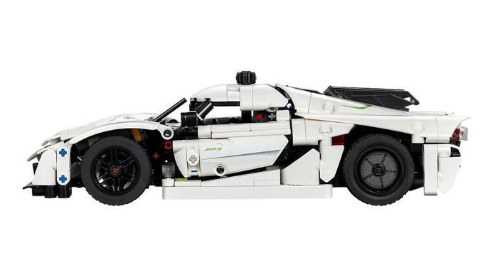 LEGO Technic Koenigsegg Jesko Absolut &mdash; белый гиперкар 801 деталь (42184) &ndash; фото товара LEGO из категории LEGO Technic. Оригинал, доставка по Украине