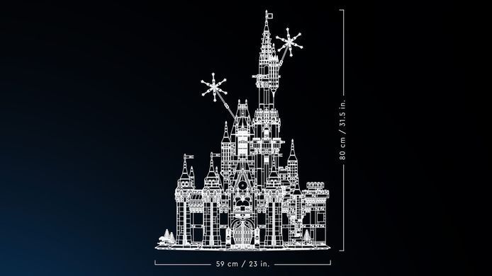LEGO Disney Диснеевский замок (43222) &ndash; фото товара LEGO из категории LEGO Disney. Оригинал, доставка по Украине