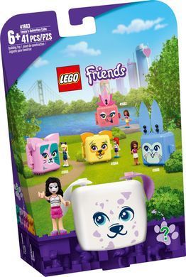 LEGO Friends Куб-далматинець з Еммою 41 деталь (41663) &ndash; фото товару LEGO з категорії LEGO Friends. Оригінал, доставка по Україні