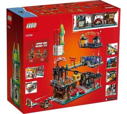 LEGO NINJAGO Ринкова площа 6163 деталей (71799) &ndash; фото товару LEGO з категорії LEGO NINJAGO. Оригінал, доставка по Україні