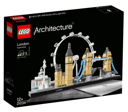 Конструктор Lego Architecture Лондон 468 деталей (21034)