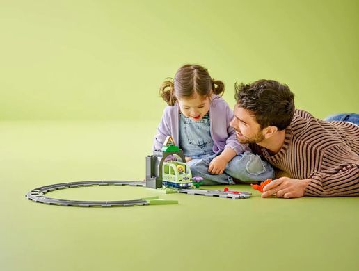 LEGO DUPLO Дополнительный набор. Железнодорожный тоннель и пути 20 деталей (10425) &ndash; фото товара LEGO из категории LEGO DUPLO. Оригинал, доставка по Украине