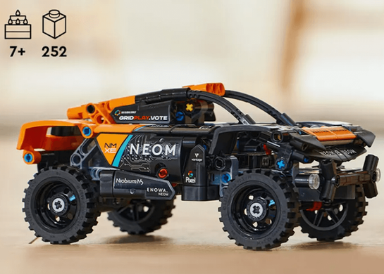 LEGO Technic Автомобиль для гонок NEOM McLaren Extreme E 252 детали (42166) &ndash; фото товара LEGO из категории LEGO Technic. Оригинал, доставка по Украине