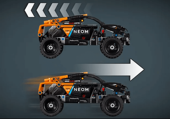 LEGO Technic Автомобиль для гонок NEOM McLaren Extreme E 252 детали (42166) &ndash; фото товара LEGO из категории LEGO Technic. Оригинал, доставка по Украине