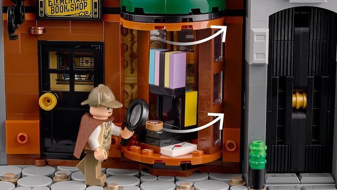 LEGO ICONS Sherlock Holmes: Книжный уголок 1359 деталей (10351) &ndash; фото товара LEGO из категории LEGO Icons. Оригинал, доставка по Украине