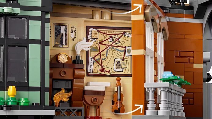 LEGO ICONS Sherlock Holmes: Книжный уголок 1359 деталей (10351) &ndash; фото товара LEGO из категории LEGO Icons. Оригинал, доставка по Украине