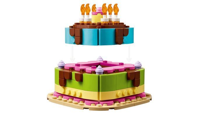 LEGO Seasonal Торт на день рождения (40815) &ndash; фото товара LEGO из категории LEGO Seasonal. Оригинал, доставка по Украине