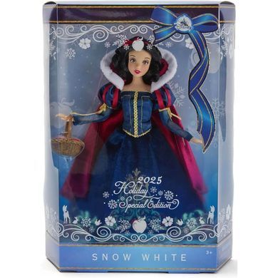 Колекційна лялька Disney Білосніжка 2025 Holiday Special Edition  &ndash; фото товару Disney Princess з категорії Ляльки і фігурки Принцеси Дісней - Disney Princess . Оригінал, доставка по Україні