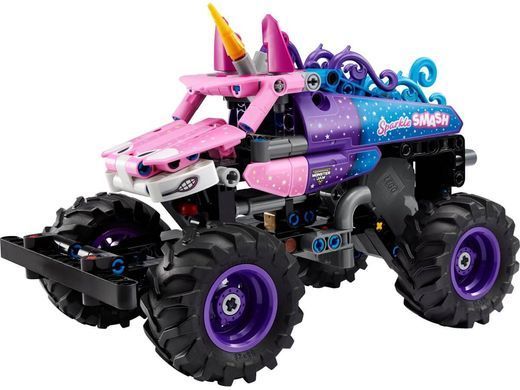 LEGO Technic Monster Jam Sparkle Smash із функцією &laquo;Pull-Back&raquo; 243 деталі (42220) &ndash; фото товару LEGO з категорії LEGO Technic. Оригінал, доставка по Україні