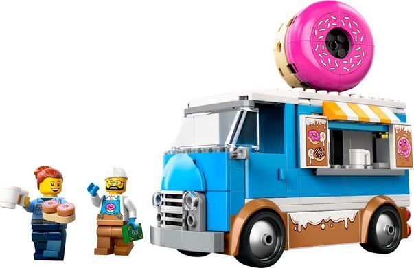 LEGO City Вантажівка з пончиками 196 деталей (60452) &ndash; фото товару LEGO з категорії LEGO City. Оригінал, доставка по Україні