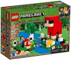 Конструктор LEGO Minecraft Шерстяная ферма 260 деталей (21153)