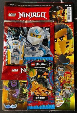LEGO Ninjago Zane - Мініфігурка Зейна зі срібною катаною та посохами із сюрикенами (892065) &ndash; фото товару LEGO з категорії LEGO NINJAGO. Оригінал, доставка по Україні