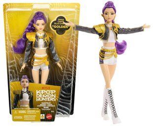 Лялька KPop Demon Hunters мисливиці на демонів - Румі &ldquo;Golden&rdquo; Співоча Mattel (JRN40) &ndash; фото товару KPop Demon Hunters з категорії Ляльки Кейпоп-мисливиці на демонів / Kpop Demon Hunters. Оригінал, доставка по Україні