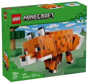 LEGO Minecraft Лисиця 497 деталей (21588) &ndash; фото товару LEGO з категорії LEGO Minecraft. Оригінал, доставка по Україні