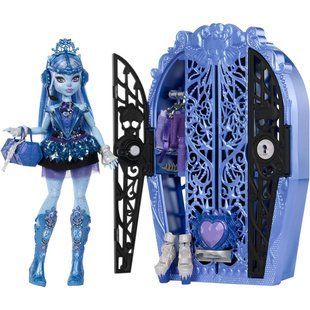 Лялька Монстер Хай Еббі Бомінейбл з шафою Monster High Abbey Bominable Monster Mysteries (HXH87) &ndash; фото товару Monster High з категорії Ляльки Monster High (Монстер Хай). Оригінал, доставка по Україні
