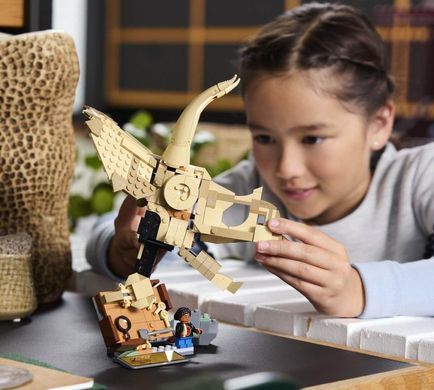 LEGO Jurassic World Скам'янілості динозаврів: череп трицератопса (76969) &ndash; фото товару LEGO з категорії LEGO Jurassic World. Оригінал, доставка по Україні