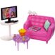 Мебель для кукол Барби Barbie Гостинная с аксессуарами FXG36 2