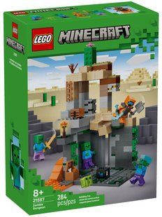 LEGO Minecraft Підземелля зомбі 284 деталі (21587) &ndash; фото товару LEGO з категорії LEGO Minecraft. Оригінал, доставка по Україні
