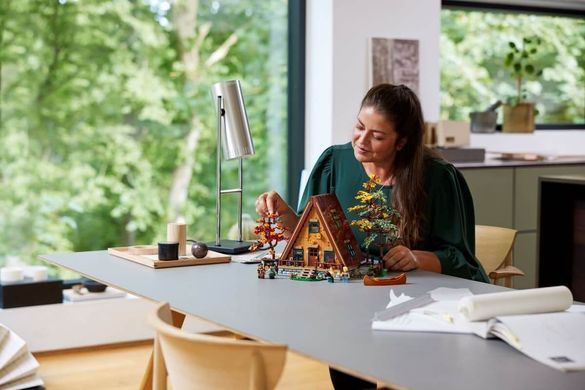 LEGO Ideas Треугольный домик (21338) &ndash; фото товара LEGO из категории LEGO Ideas. Оригинал, доставка по Украине