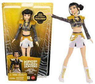 Лялька KPop Demon Hunters мисливиці на демонів - Зої &ldquo;Golden&rdquo; Співоча Mattel (JRN42) &ndash; фото товару KPop Demon Hunters з категорії Ляльки Кейпоп-мисливиці на демонів / Kpop Demon Hunters. Оригінал, доставка по Україні
