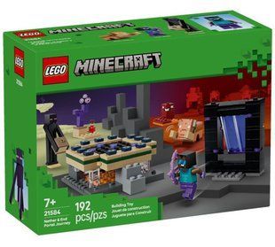 LEGO Minecraft Подорож до Нижнього світу та Порталу до Краю 192 деталі (21584) &ndash; фото товару LEGO з категорії LEGO Minecraft. Оригінал, доставка по Україні