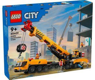 Конструктор LEGO City Жовтий пересувний будівельний кран 1116 деталей (60409)