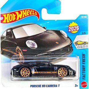 Базова машинка Hot Wheels Porsche 911 Carrera T Factory Fresh 1:64 JJK80 &ndash; фото товару Hot Wheels з категорії Машинки Хот Вілс - Hot Wheels . Оригінал, доставка по Україні