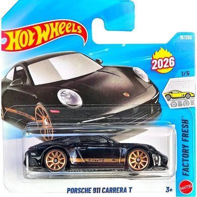 Базовая машинка Hot Wheels Porsche 911 Carrera T Factory Fresh 1:64 JJK80 &ndash; фото товара Hot Wheels из категории Машинки Хот Вилс - Hot Wheels . Оригинал, доставка по Украине