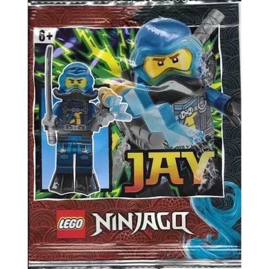 LEGO Ninjago Мініфігурка Jay - Джей з катаною та гарпунною рушницею (892181) &ndash; фото товару LEGO з категорії LEGO NINJAGO. Оригінал, доставка по Україні
