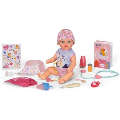 Лялька BABY born Lena &mdash; Лена у лікаря, 36 см (840467) &ndash; фото товару Baby Born з категорії Ляльки пупси Baby Born . Оригінал, доставка по Україні