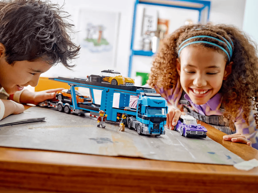 LEGO 60408 City Вантажівка-транспортер зі спортивними авто