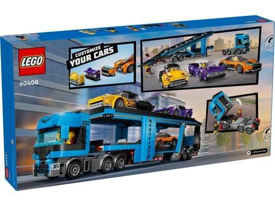 LEGO City Вантажівка-транспортер зі спортивними авто 998 деталей