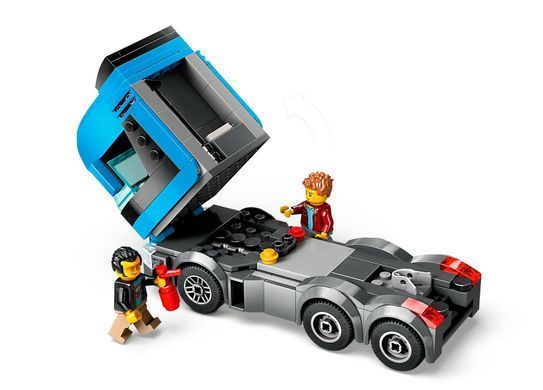 LEGO 60408 City Вантажівка-транспортер зі спортивними авто