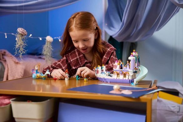 LEGO Disney Королевская свадебная лодка Ариэль (43299) &ndash; фото товара LEGO из категории LEGO Disney. Оригинал, доставка по Украине