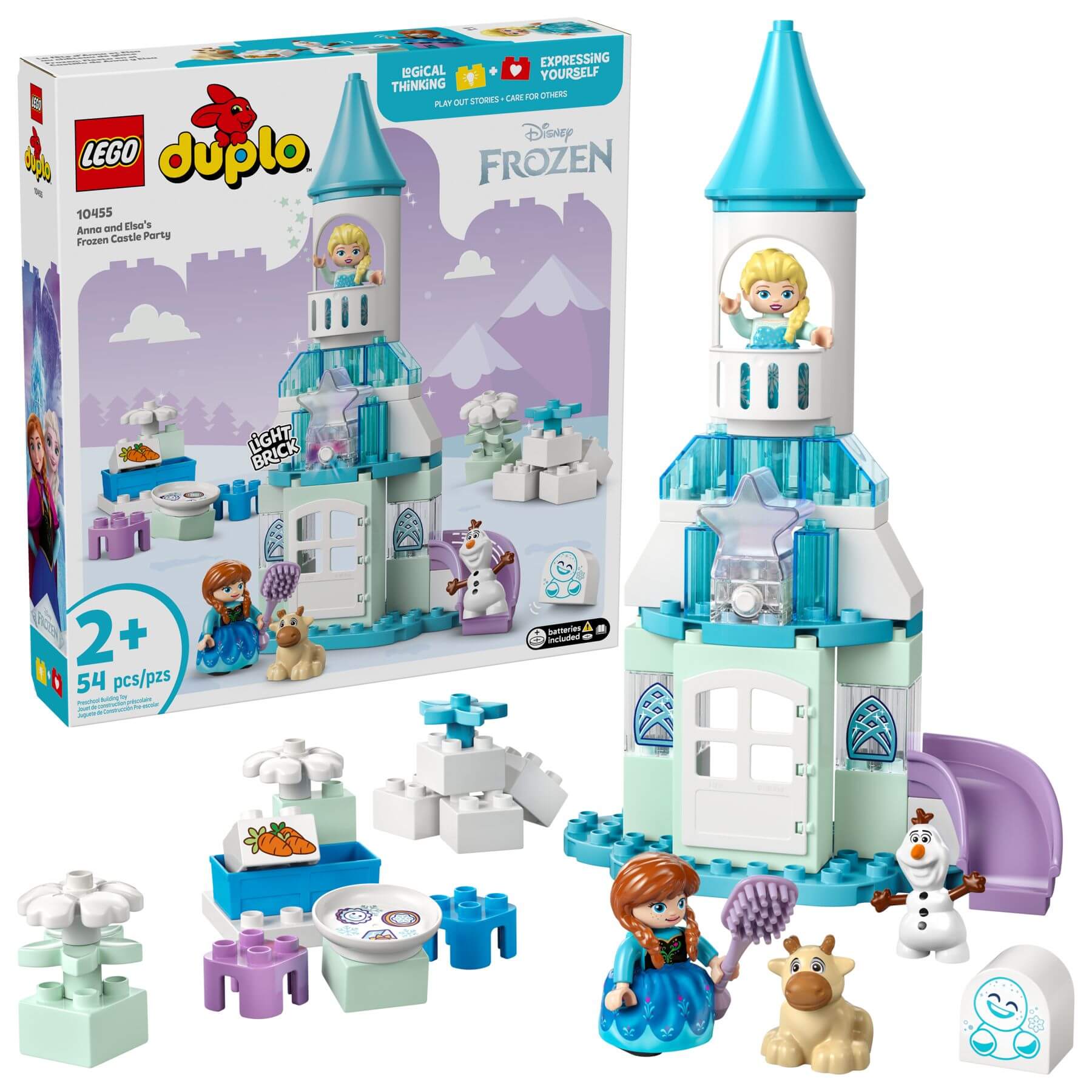 Конструктор LEGO 10455 DUPLO Вечірка у крижаному палаці Ельзи та Анни / ЛЕГО ДУПЛО