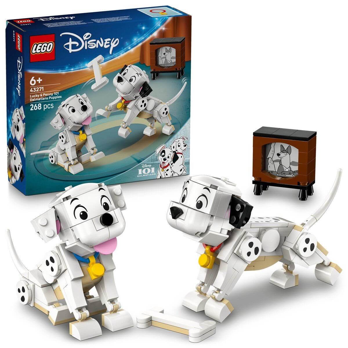 Конструктор LEGO Disney Лакі та Пенні. 101 далматинець 268 деталей (43271) / ЛЕГО Дісней