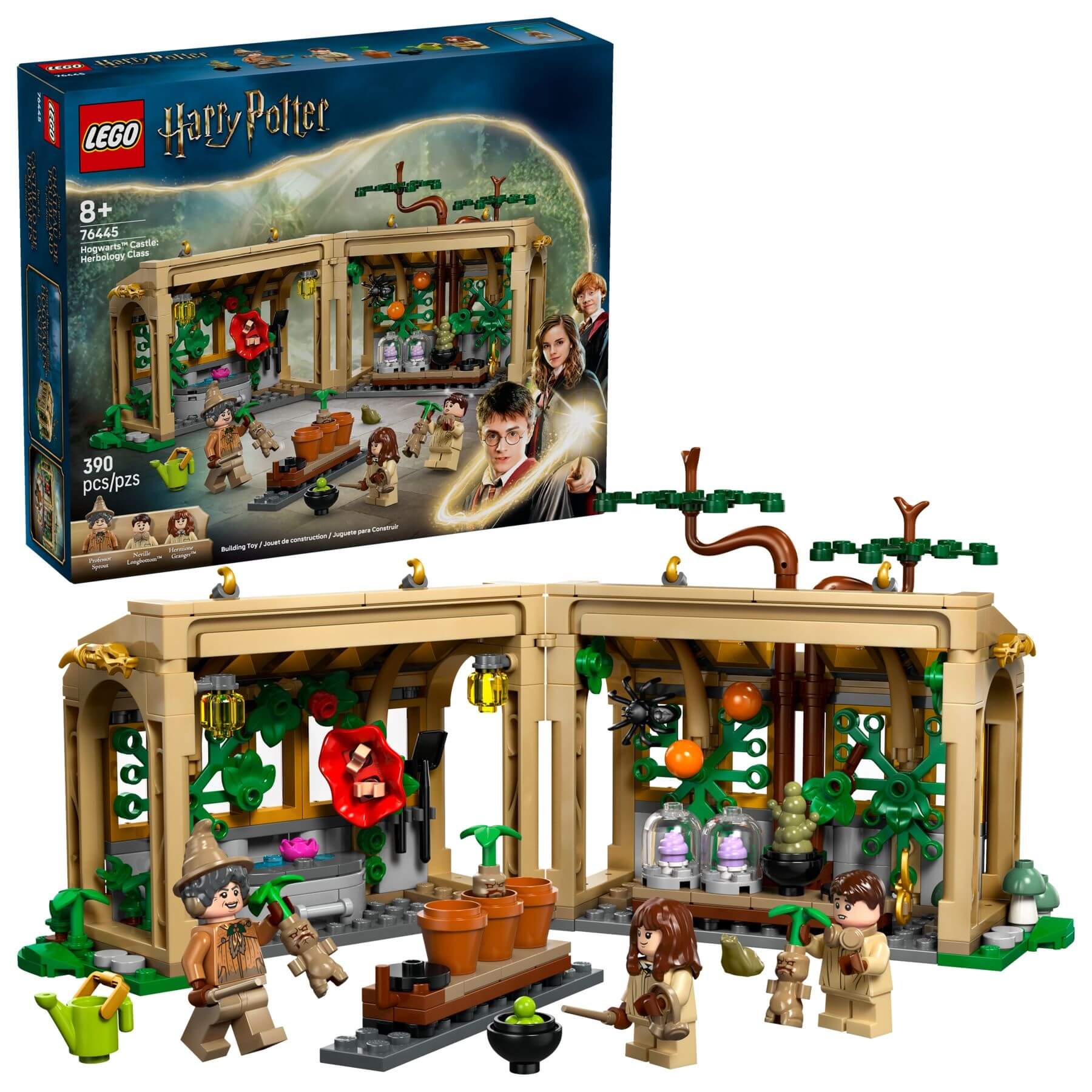 Конструктор LEGO 76445 Harry Potter Замок Гогвортс: урок гербології / ЛЕГО Гаррі Поттер