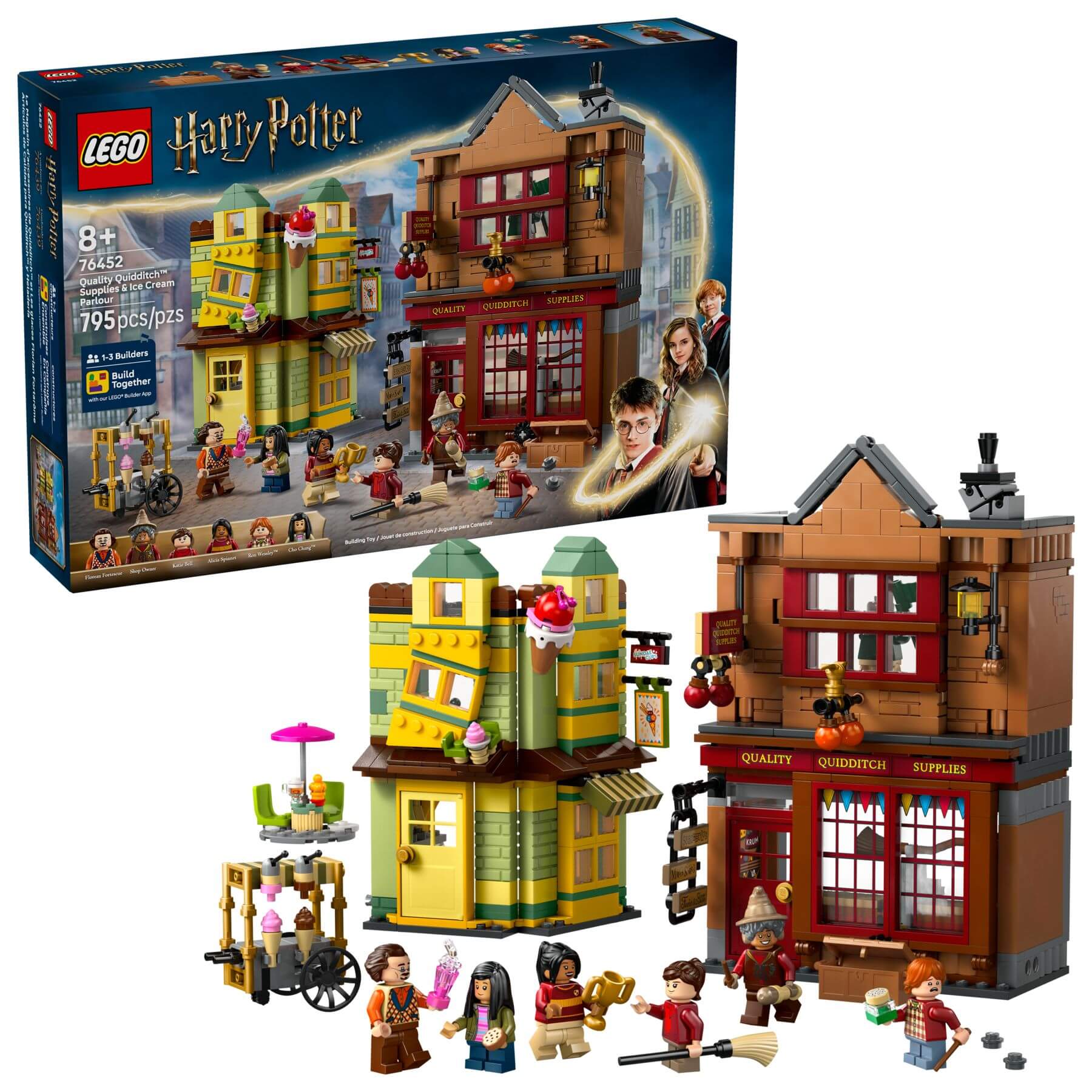 Конструктор LEGO 76452 Harry Potter Якісні товари для квідичу і кафе з морозивом / ЛЕГО Гаррі Поттер