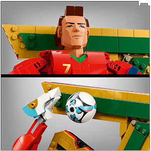 LEGO Editions 43016 Football Кріштіану Роналду — легенда футболу