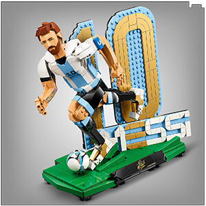 LEGO Editions 43015 Football Ліонель Мессі — легенда футболу