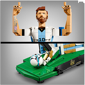 LEGO Editions 43015 Football Ліонель Мессі — легенда футболу