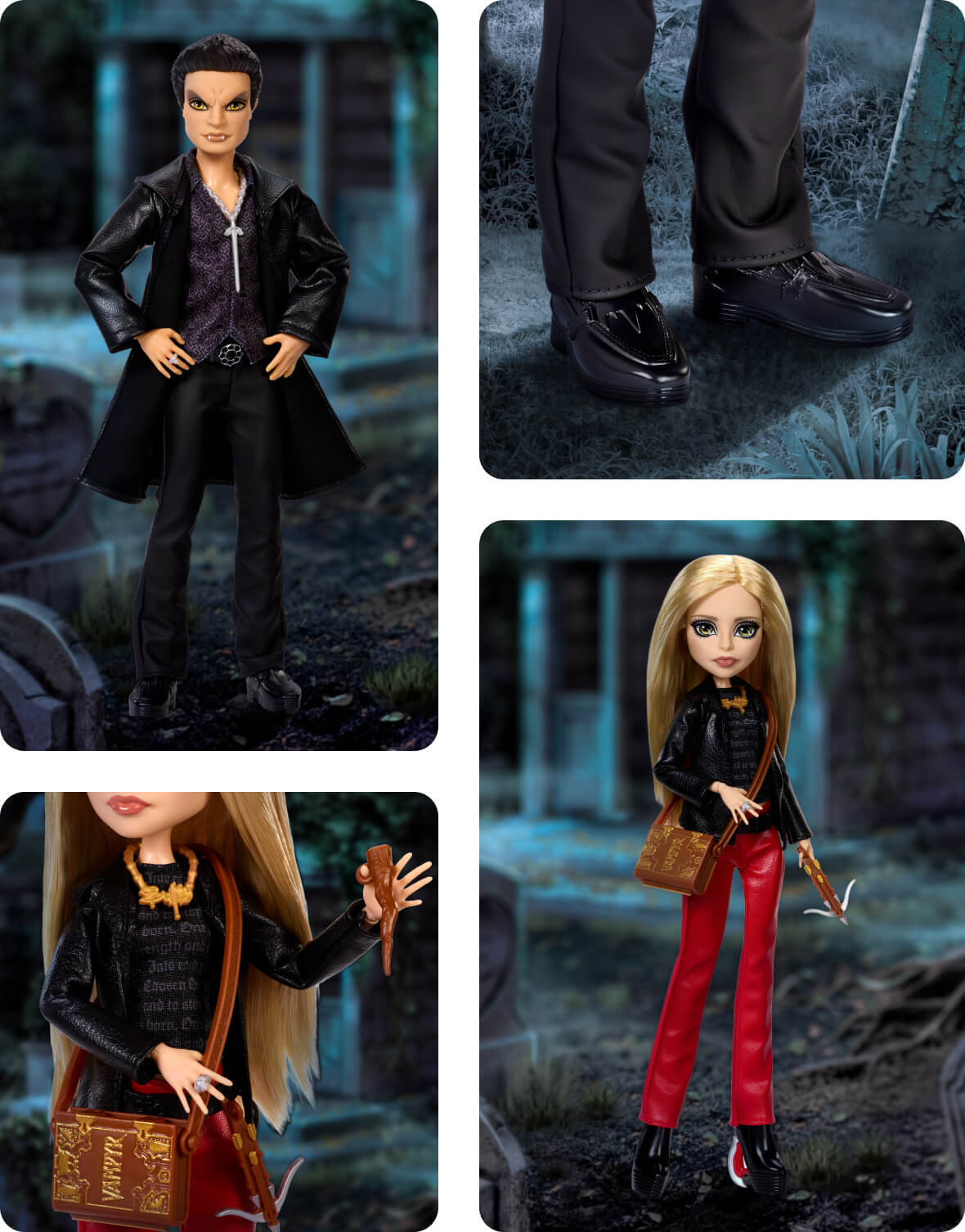Колекційний набір ляльок Monster High Skullector — Баффі та Енджел, 2 ляльки (JLL00)