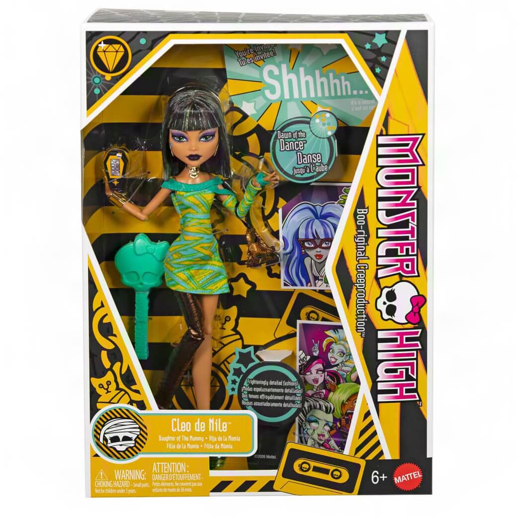 Кукла Monster High Cleo De Nile Dawn of the Dance — Клео де Нил Рассвет Танца (JKM47)