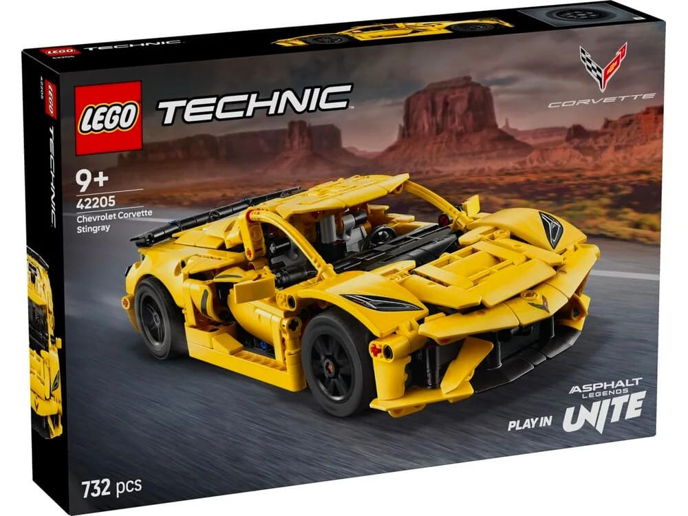 LEGO Technic 42205 Chevrolet Corvette Stingray | ЛЕГО 42205 Шевроле Корвет Стінгрей Технік 